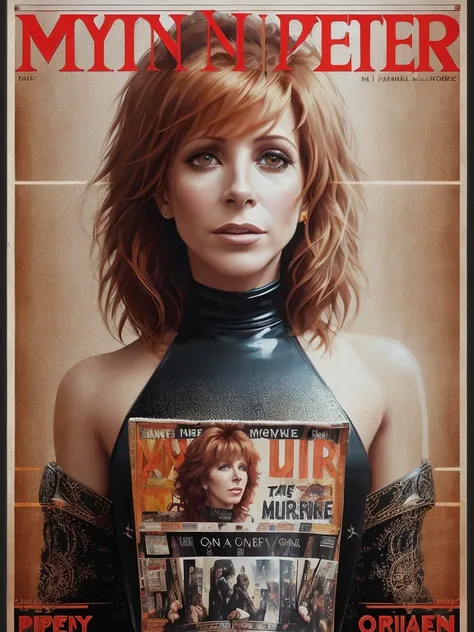 (Mylene Farmer:1.2), vhs effect, (poster:1.6), poster on wall, nostalgia, movie poster, (magazine cover:1.6), autograph
short red hair, latex
(skin texture), intricately detailed, fine details, hyperdetailed, raytracing, subsurface scattering, diffused soft lighting, shallow depth of field, by (Oliver Wetter), trending on CGSociety, Intricate, High Detail, Sharp focus, dramatic, photorealistic painting art by greg rutkowski
