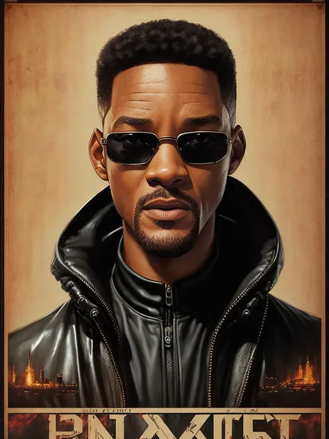 Will Smith from (Man in Black), vhs effect, (poster:1.6), poster on wall, nostalgia, movie poster,
sunglasses
(skin texture), intricately detailed, fine details, hyperdetailed, raytracing, subsurface scattering, diffused soft lighting, shallow depth of field, by (Oliver Wetter)
 trending on CGSociety, Intricate, High Detail, Sharp focus, dramatic, photorealistic painting art by greg rutkowski