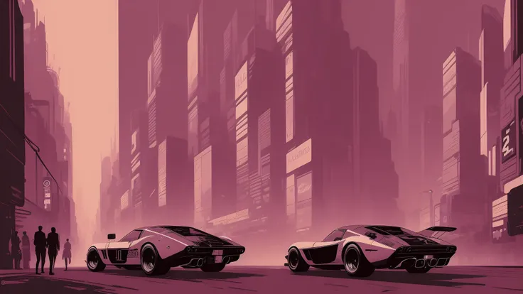 cartoon style, Syd Mead, hyperrealistic, intricate details, 8k, sci-fi background, soft shadows, artstation, sharper details, blade runner