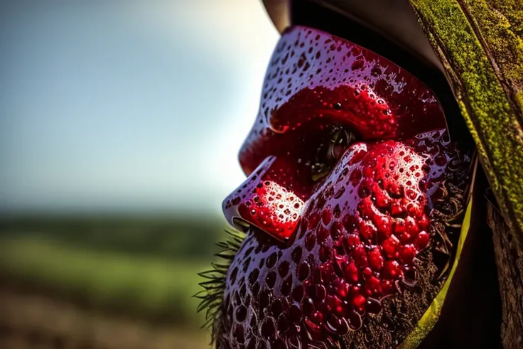 [ man | big  berry | big  berry | man]
hdr, realism, photo, 4k