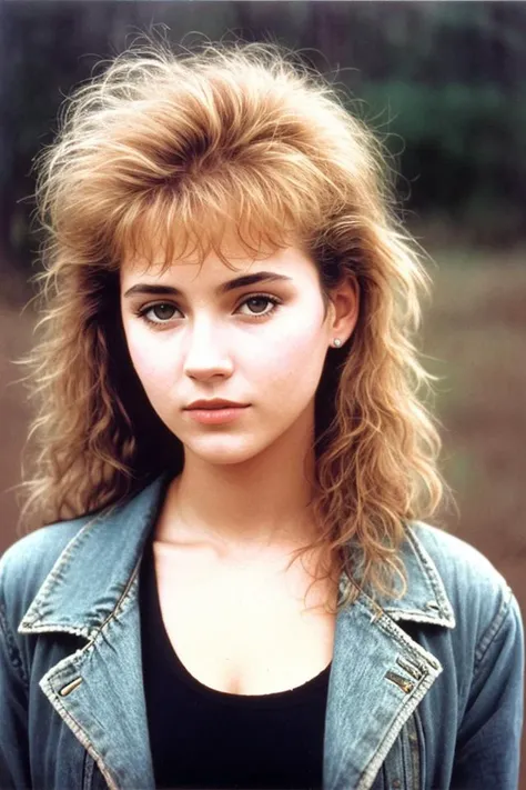 80s, overdeveloped photo of a woman, realism, natural