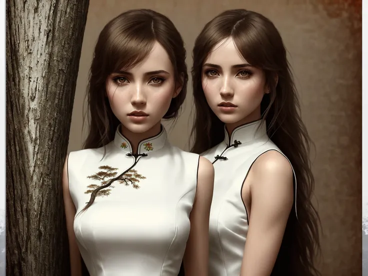 1girl, Anna de Armas from Blade Runner 2049, (poster:1.6), poster on wall, nostalgia, movie poster, (portrait:1.3), (((chinise qipao dress)))
((huge white dead tree on background))
((ultradetaled skin texture)), intricately detailed, fine details, hyperdetailed, raytracing, subsurface scattering, diffused soft lighting, shallow depth of field, by Oliver Wetter, Intricate, High Detail, Sharp focus, dramatic, photorealistic painting art by Denis Villeneuve,
