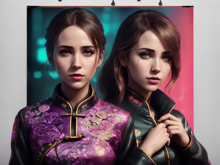 40yo Ryan Gosling and Anna de Armas from Blade Runner 2049, vhs effect, (poster:1.6), poster on wall, nostalgia, poster, (portrait:1.3), (((chinise qipao dress)))
big white dead tree
((ultradetaled skin texture)), intricately detailed, fine details, hyperdetailed, raytracing, subsurface scattering, diffused soft lighting, shallow depth of field, by Oliver Wetter, Intricate, High Detail, Sharp focus, dramatic, photorealistic painting art by Denis Villeneuve, Ryan Gosling from Drive, vhs effect, (poster:1.6), poster on wall, nostalgia, movieer, portrait, pink neon lights, neonoir,
(wearing wite leather jacket), black leather gloves, black shirt,
(skin texture), intricately detailed, fine details, hyperdetailed, raytracing, subsurface scattering, diffused soft lighting, shallow depth of field, by (Oliver Wetter)
