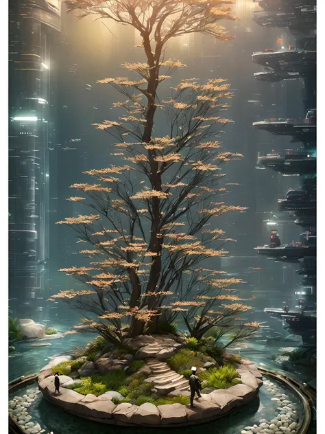 Deus Ex Human Revolution, digital glitch, (poster:1.6), poster on wall, movie poster, smoking, ((Tilt shift)), ((industrial robots on an assembly line))
((japanese rock garden and pond, bonsai)), (digital pixel koi carp), (((high-tech interior style and futurism))), (((highly detailed face))),
((ultradetaled face and skin texture)), intricately detailed, fine details, hyperdetailed, raytracing, subsurface scattering, diffused soft lighting, shallow depth of field, by Oliver Wetter,