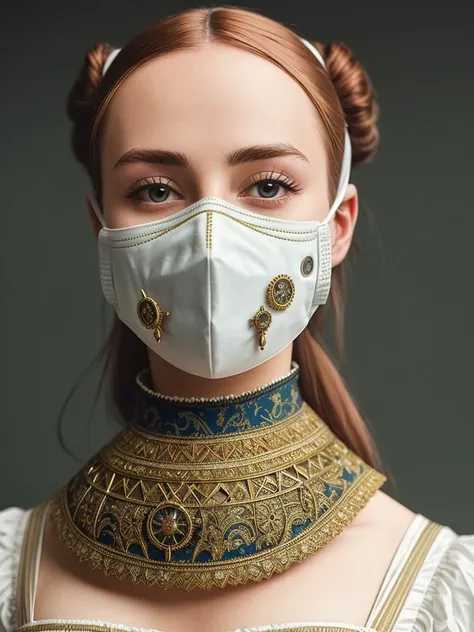 medical mask, victorian era, cinematography, intricately detailed, crafted, meticulous, magnificent, maximum details, extremely hyper aesthetic