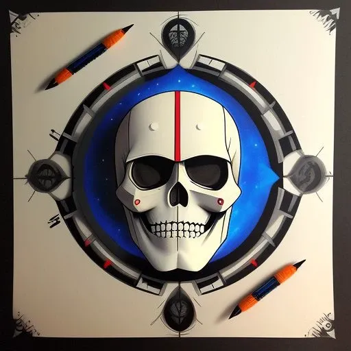 ☸️🤖💀🌍✏