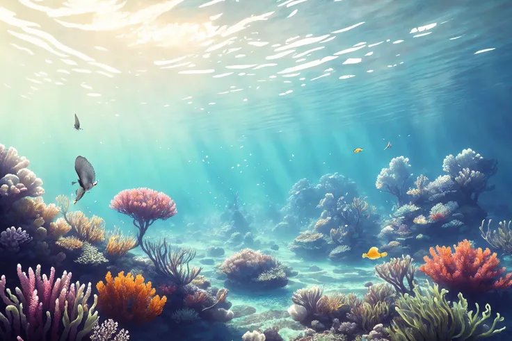 underwater, marshmallow, colourful, water ink, ink water, ink cloud, loose painting style, intricate detail, cinematic lighting, octane render, 8k render, volumetric lighting, intricate details, highly detailed