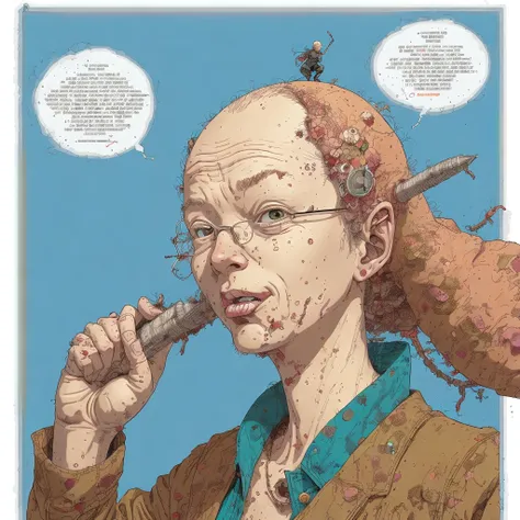 nimphomaniac girl, by geof darrow