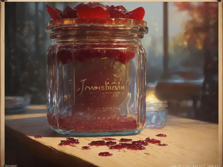 ((half empty three-liter jar of Strawberry jam)), jar is stained with jam, (poster:1.6), (((jam spray))), paris Eiffel Tower, (((clots of jam on the table))), close up, window,
(((jam flowing down the sides of the jar onto the table))), spoon on the table stained with jam, (((pre-revolutionary Russian style)))
intricately detailed, fine details, hyperdetailed, raytracing, subsurface scattering, diffused soft lighting, shallow depth of field, Intricate, High Detail, Sharp focus bokeh,
((((art by James Jeam, art by krenz cushart))))