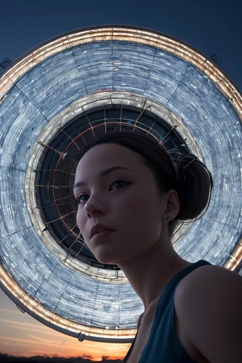 8k, RAW photo, best quality, masterpiece, finely detail, an extremely delicate and beautiful, an extremely detailed and delicate,
1girl, black hair, blue dress, standing before a huge radar station at night, mysterious, glowing, dark, sci-fi, concept art, digital painting, art by Weiweihua on ArtStation, intricate, high detail, sharp focus, low angle, dramatic lighting.