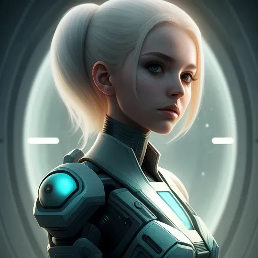 beautiful sci-fi girl