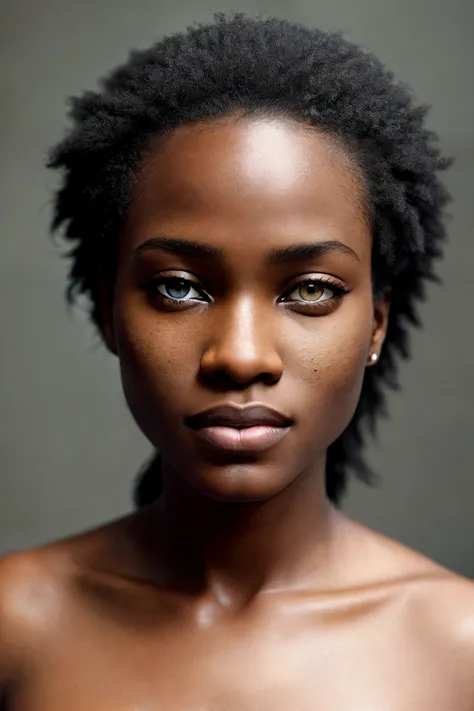 blkmndy, aggression, flirting with the camera, natural skin texture, hyper realism soft light, close up portrait photo by Annie Leibovitz, film, studio lighting, detailed skin, ultra realistic, bokeh, sharp features