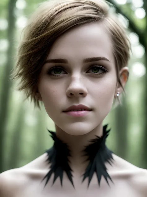 best quality, ultra high res, detailed face, realistic face, raw photo, grizly bear on background
emma watson sits on a rock, ultradetaled white eyes, pale skin, (ketch of woman full body), (((full length frame))), (fluorescent yellow short hair:1.1),
((scary crooked damaged trees on background)), (fireflies on air), midnight
short bobcut hair style, curly, (cheeky smile:0.9), (oppressive atmosphere:1.6), forest moss, fog, haze, creepy, (scary shadows:1.1), muted colors,
natural skin texture, subdued lighting, (incredible skin detail:1.1), (natural skin:1.1), ultradetailed, (intricately detailed, fine details, hyperdetailed), cinematic, hyperrealistic,
hyper realism soft light, studio lighting, diffused soft lighting, shallow depth of field, sharp focus bokeh,