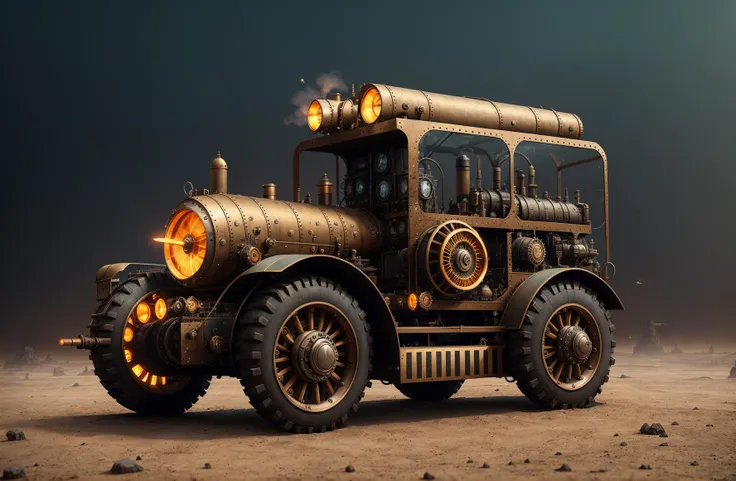 steampunkai,war,Noah Unit Cannon,transparent data visualization infographic, high-resolution OLED GUI interface display, high contrast, micro-details, octane render,isometic render