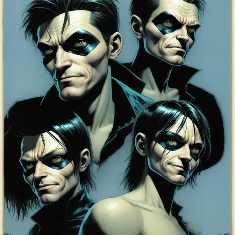 x-men, by jamie hewlett, tricky smile