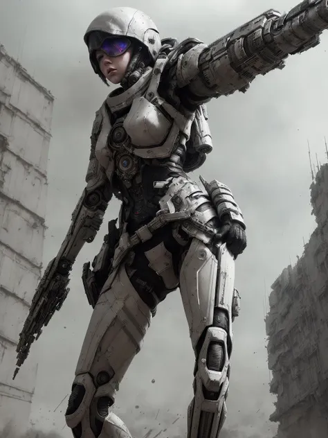 epic realistic, girl whit white chrome  exoskeleton, nano blades, assasins, missles launch, detonation and blast wave,
(dark shot:1.22), neutral colors, (hdr:1.4), (muted colors:1.4), (intricate), (artstation:1.2), hyperdetailed, dramatic, intricate details, (technicolor:0.9), (rutkowski:0.8), cinematic, detailed