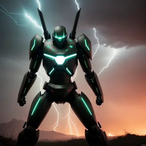 ultra wide angle, in focus, dark epic background, gorgeous lifelike, moody green metal design, dynamic pose of a robot, the full and whole body, full length shot, hyper details, lightning art, cinematic, insane details, intricate details, hyperdetailed, goth, dark shot<lora:AhegaoSperm:1>