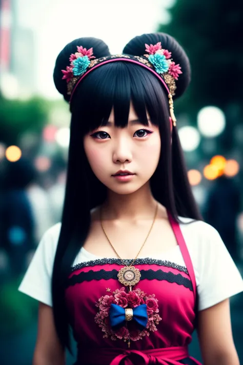 Japanese Harajuku fashionista, 24mm, 4k textures, soft cinematic light, adobe lightroom, photolab, hdr, intricate, highly detailed, sharp focus, soothing tones, insane details, intricate details, hyperdetailed, low contrast, soft cinematic light, exposure blend