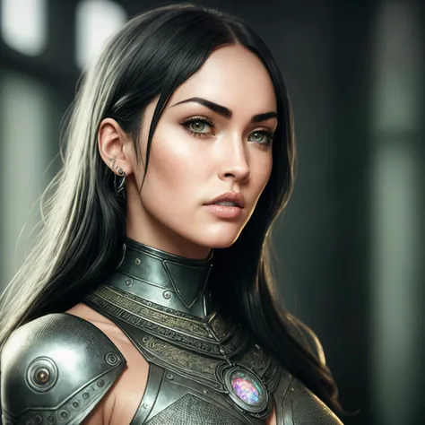 Megan Fox made out of metal, (cyborg:1.1), ([tail | detailed wire]:1.3), (intricate details), hdr, (intricate details, hyperdetailed:1.2), cinematic shot, vignette, centered, ultra-wide-angle, in focus, dark epic background, magnificent realism, capricious golden design, dynamic pose , full body, full-length shot, hyperdetalization, lighting art, cinematography, intricate details, fractal, dark shot, cartoon, detailed, illustration, cartoon, soothing tones, calm colors, adobe lightroom, photolab, hdr, intricate, highly detailed, ((((depth of field)))), epic realistic, faded, ((neutral colors)), art, (hdr:1.5), (muted colors:1.2), pastel, hyperdetailed, (artstation:1.5), warm lights, dramatic light, (intricate details:1.2), vignette, complex background