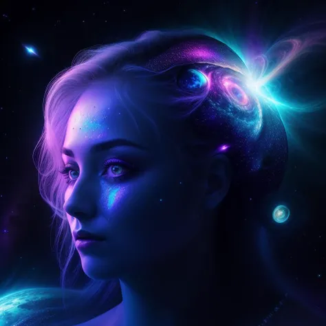 masterpiece portrait beautiful girl galactic goddess,glitter skin,action movie fighting stance,sparkling floating weightless hair,teardrop natural breasts:0.8,glowing eyes, hovering,holding the universe,ethereal, hallucination,powerful legs,creation, best quality,2050, 8k, HDR, lut, accretion disk, nebula,supernova, <lora:theovercomer8sContrastFix_sd15:1>