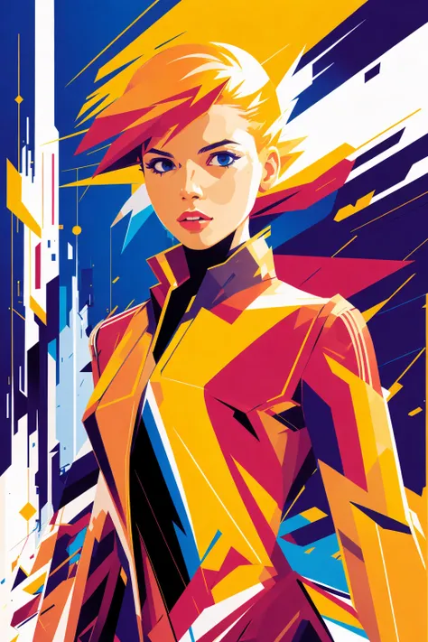 1 girl
vector art, abstract
by John Berkey