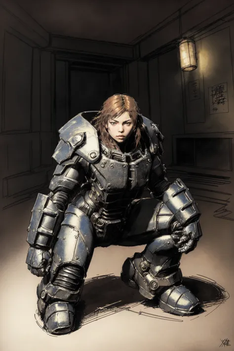 X-01 Enclave Power Armor LoRA