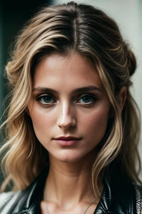 photo of (kb0ck:0.99), a woman, closeup portrait, perfect hair upsweep updo, posing, (vintage photo, silver trim), (instagram frame), 24mm, (tintype), (analog, film, film grain:1.3), ((in London, daylight, gritty)), ((detailed eyes)), (seductive pose), (epicPhoto)