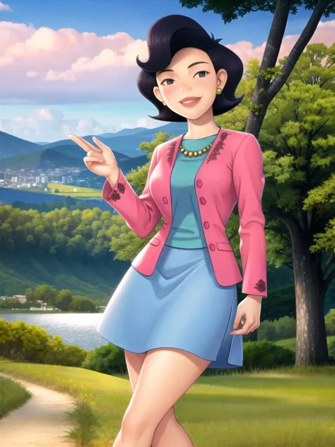 (((snapshot-realistic-perfect, the-person-in-question, enhanced-details))) (((1girl-solo-perfect))) (((outdoors, nature))) <lora:Susan Long Retrain:1> susanlongv1, smile, mild-blush