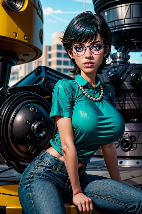 (pt) deep black hair, curly, opaque, realistic textures, real hair texture --auto --s2