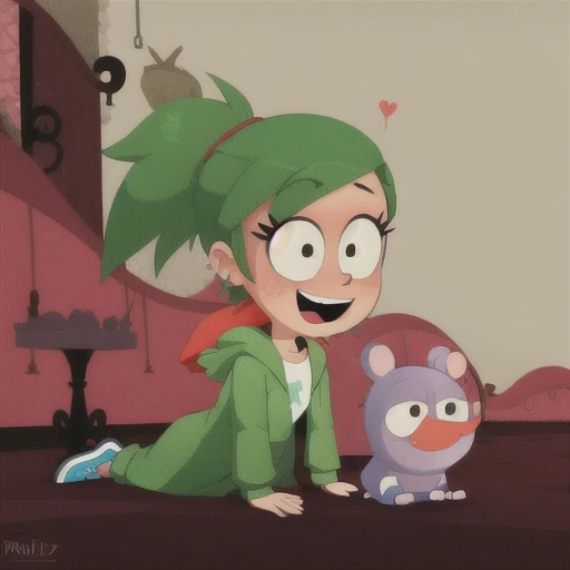 cute, <lora:FrankieFoster:.9>, frankie foster,