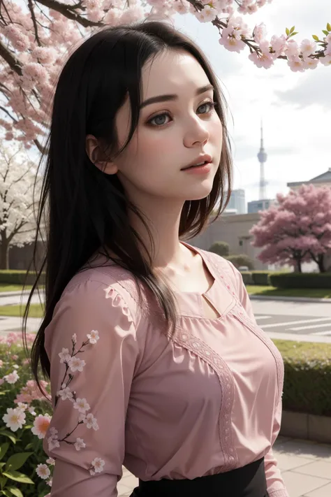 KM_avery, [ (designed by Tim Burton:0.7) and (Chris LaBrooy:1.1) and (Samuel Peploe:1.1) :3], dramatic Physically based render, elegant, High exposure of a [Colossal:Pathetic:16] Sakura Charcoal, Lavender and Blush ("The Changing of the Guardian":1.3) , halftone texture, inside a Primordial garden, lush blossoms with Waterfall, Raining, Sharp and in focus, Regret, Hardcore Art, Cold Lighting, F/14, Cathode tube, surreal design, Soutache, HDR, lots of details