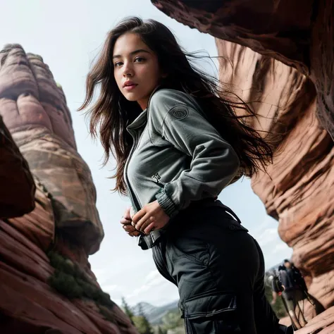 (Denver Red Rocks Amphitheatre, SFW, lightweight fleece jacket, long-sleeve hiking shirt, cargo pants, hiking boots, exploring the natural amphitheatre, late afternoon:1.35) Instagram_Influencer_113_By_Stable_Yogi
Faceshot_By_stable_yogi
Styler_Embedding_By_Stable_Yogi
<lora:Detail Blaster By Stable Yogi:0.5>
(center_parted_long_wavy_hair)