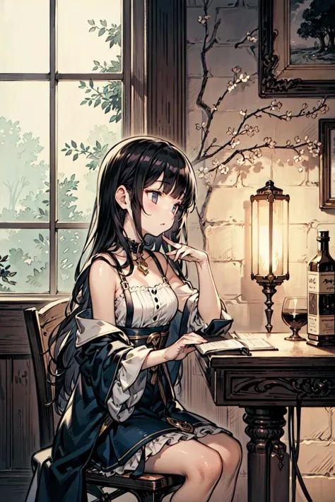 (best quality), girl,(ultra-detailed), (highly detailed CG illustration), ((an extremely delicate and beautiful)),(expressionless),cinematic light,alchemist