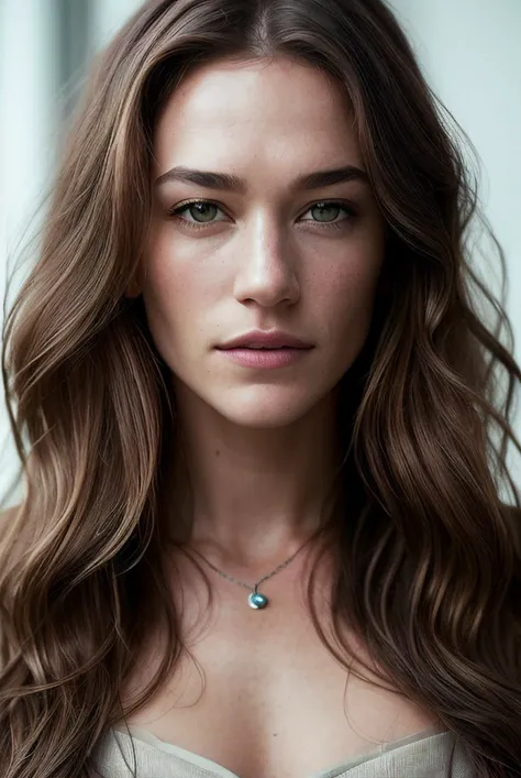 beautiful woman (EP4h3nB0g0m4z0v4:.99), perfect hair, jewelry, ((portrait)), (closeup:1.2), ((from the waist up)), (((  A modern, state-of-the-art science lab, filled with high-tech equipment and a sleek, clean design :1.2 ))), natural skin texture,  ((  Button-down shirt and skirt :1.2)), 24mm, 4k textures, soft cinematic light, adobe lightroom, photolab, hdr, intricate, elegant, highly detailed, sharp focus, ((((cinematic look)))), soothing tones, insane details, intricate details, hyperdetailed, low contrast, soft cinematic light, exposure blend, hdr, faded, now, ("I've got a bad feeling about this.":1.1)