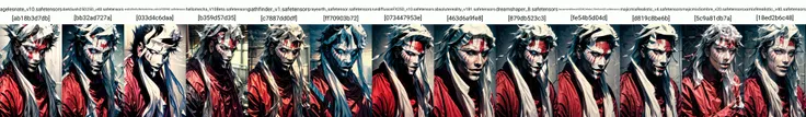 best quality, masterpiece, realistic, photorealistic, <lora:Vincent Law:1.087> Vincent Law, hair and face covered in bandages, wearing proxy mask, glowing iridescent eyes, looking at viewer, full body shot, god rays
BREAK
8K UHD, twilight, raytracing <lora:add_detail:1>