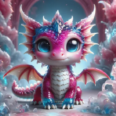 ral-smoldragons cute pink dragon,realistic,highly detailed,realistic,lifelike,studio photo,highly detailed,colors,dynamic,cinematic,masterpiece,intricate,hdr,abstract fractal,ral-blueresin