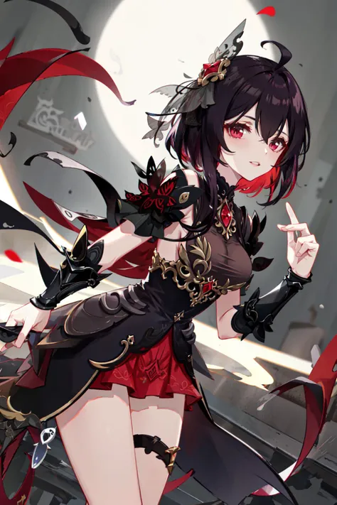 masterpiece, best quality BREAK starchasm, <lora:Seele(Red):0.8>