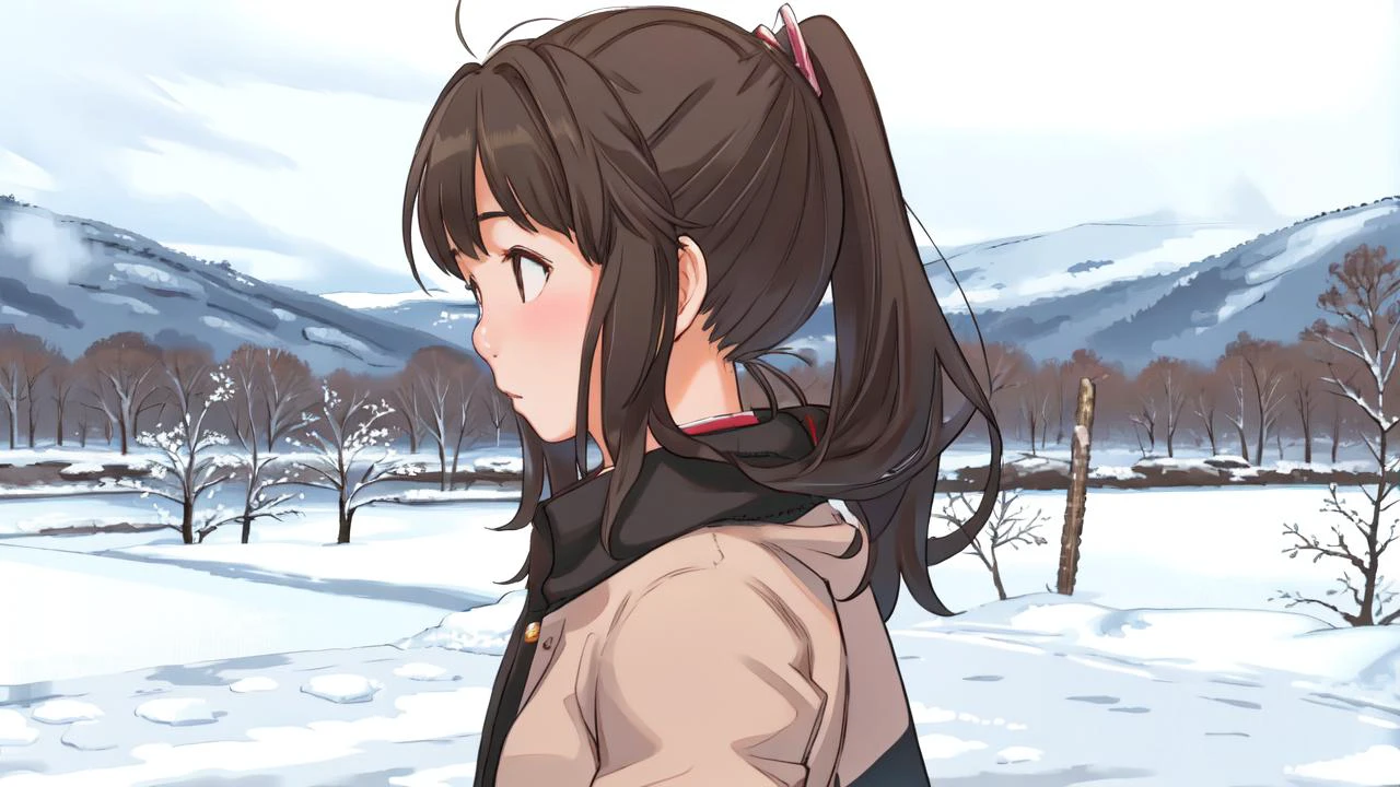 masterpiece, best best quality, 8k,
raw photo,
<lora:Yuna_Toomi.v2-000003:0.85> yuna toomi,
small brown eyes, ponytail,
1girl, (solo)
(classic clothes:1.2)
jungle
winter, snow
<lora:comiclo:1>