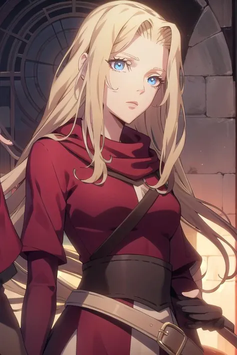lisatepes, <lyco:lisatepes-lyco-nochekaiser:1>,
lisa tepes, long hair, blue eyes, blonde hair, hair over shoulder,
BREAK dress, red dress, long sleeves, skirt, long skirt,
BREAK looking at viewer,
BREAK indoors,
BREAK <lyco:GoodHands-beta2:1>, (masterpiece:1.2), best quality, high resolution, unity 8k wallpaper, (illustration:0.8), (beautiful detailed eyes:1.6), extremely detailed face, perfect lighting, extremely detailed CG, (perfect hands, perfect anatomy),