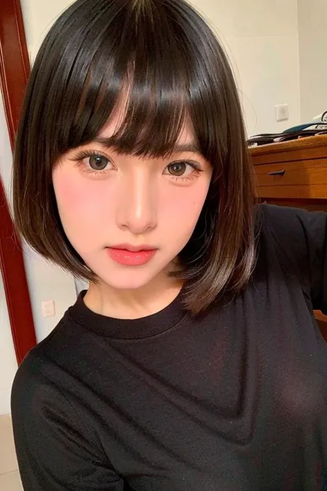 1girl,close-up,night, t-shirt,, 8k, RAW photo, best quality, masterpiece,realistic, photo-realistic,<lora:luckgougou:0.8>nude