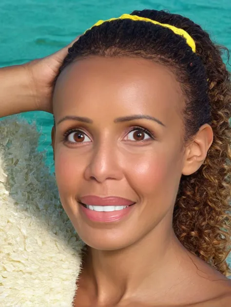 photo, realistic, irl, score_9, score_8_up, score_7_up, score_6_up, source_photo, rating_safe, soniaRolland 1girl, 24 years old, mid body portrait, dark skin, perfecteyes, brown eyes, dark mid sized hair with ponytail, eye contact, happy, blushed, aroused BREAK wearing wool dress BREAK Volcanic Landscapes: Discover the raw power of volcanic activity in Hawaii's Volcanoes National Park, with lava flows and steaming craters
<lora:soniaRolland:0.35> <lora:Sonia_Rolland_for_everClearPony:0.8>
