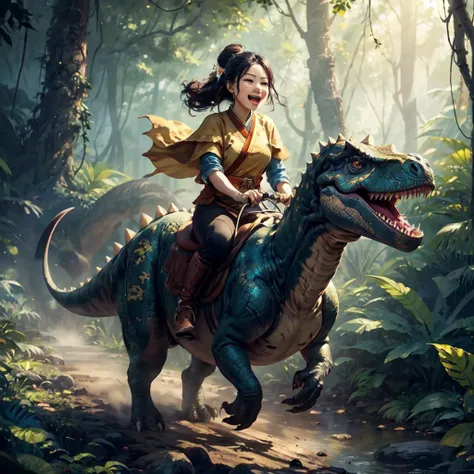 erjie<lora:Threesister-erjiev2:0.3>, happy to riding a dinosaur \((masterpiece, best quality:1.2), Blue and yellow jungle dinosaur tricerasauruss<lora:EdobDinosaurs_v1.0:0.3>, (realistic:1.5)\), <lora:riding_a:0.3>,<lora:add_detail:0.1>
best quality, masterpiece,8k,highest texture,highres,soft light,perfect shadow,
evenly mix females and males of all ages and races in same proportions, all faces and pictures must be different, use all spectre of your different emotions from happiness to anger, do what you want and how you want,