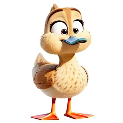 <lora:BirdMovie:0.7> Gwen, male, duck, best quality, masterpiece, smile, full body, standing, detailed, fluff, feathers,
