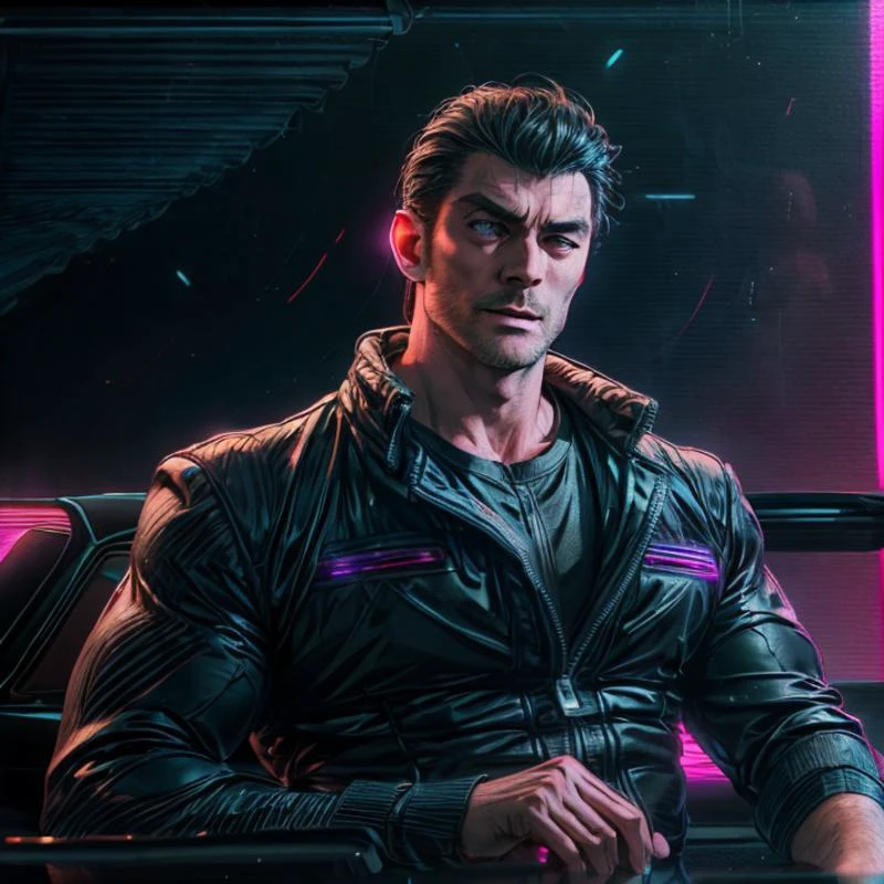 (best quality, masterpiece:1.2), strong shadows, <lora:add_detail:0.75>, <lora:sharpen-soften:0.25>, <lora:realistic:0.35> establishing shot of PhilipCipher driving a cool widebody sports car convertible, an older handsome lead actor with a goatee, BREAK
focus on character, visible through windshield, ( <lora:RetrowaveTech:1> retrowavetech synthwave darkwave theme:1.1)
<lora:epi_noiseoffset2:0.8>, Microgeometry, skin elasticity, light scattering through hair, ambient occlusion, multi-layer skin shading, facial muscle simulation, iris and pupil rendering, advanced color grading <lora:hd_helper_v1:1> <lora:conceptWB_v1:0.5>
