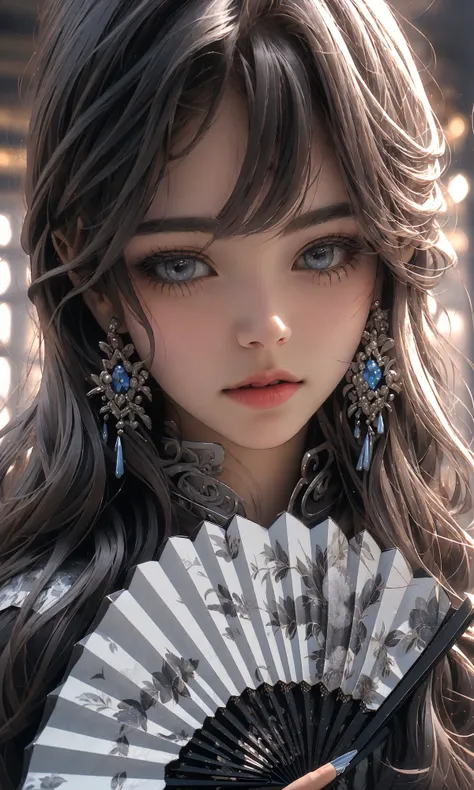 (Masterpiece),(best quality),((masterpiece)),(highres), (original:1.8), (extremely detailed 8K wallpaper), overexposure,1girl, close-up, (fan:1.1),A huge fan
<lora:~Q?-bG[Pfan:1>