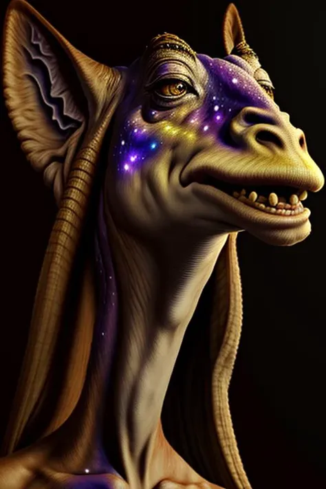 jar jar binks, closeup,
8K, 4K, UHD, fantasy <lora:character_jarJarBinks_v3:0.4> <lora:GalaxyMakeup:1.0> galaxma
