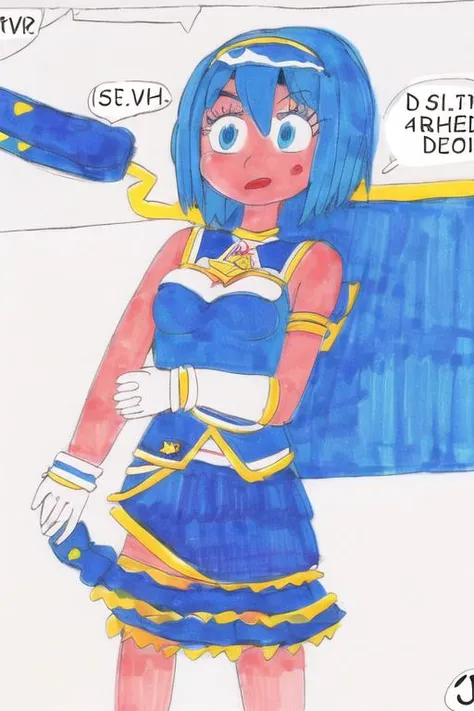 <lyco:chrischan:0.2>,1girl, (Miki Sayaka:1.3), Magical Girl, Solo