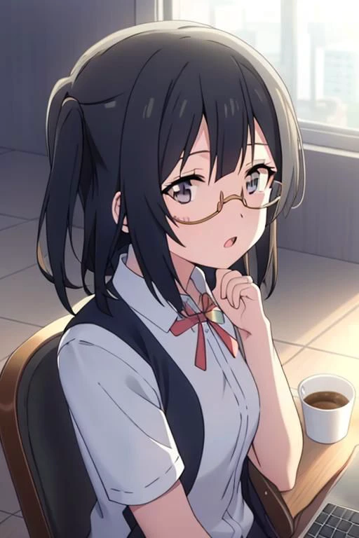 Girl ,glasses