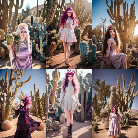 (otherworldly, otherworldly atmosphere, otherworldly appearance), highly insanely detailed, masterpiece, top quality, best quality, highres, 4k, 8k, RAW photo, collar, earrings, jewelry, necklace, armlet, 
(long_hair, long hair, random colors cloth, random colors hair, random long hair, dynamic hair, glowing hair, hair over one eye), 
(eyelashes, eyeliner, eyeshadow, eyelashes), 
pink lipstick, 
makeup, 
((ancient egyptian theme)), golden ornaments, 
1girl, (portrait:0.4), nsfw, 
((desert, Mexico, cacti, underwater)), 
a grove of mechanical trees swaying to the rhythm of coded breezes, (tranquil:0.6), (serene:0.5), 
long messy hair, 
1girl, (from below), 
1girl ahoge black_jacket blush day dress frilled_dress frills hair_ornament holding holding_megaphone jacket long_sleeves megaphone open_clothes open_jacket open_mouth outdoors purple_dress purple_eyes purple_hair purple_thighhighs short_hair_with_long_locks sitting smile solo striped_clothes striped_dress striped_thighhighs thighhighs vertical-striped_clothes vertical-striped_dress vertical-striped_thighhighs, <lora:Korean style vertical painting_20240124150257:0.9>, (fantasy world)