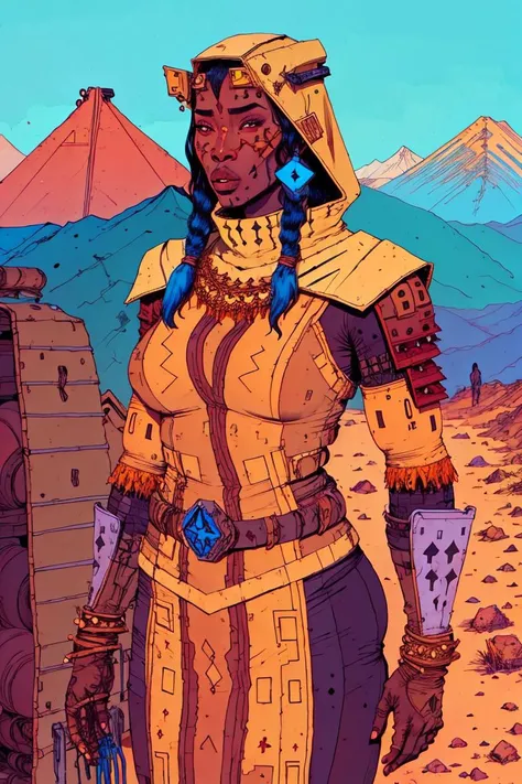 alaskan woman, in rural african, by josan gonzalez